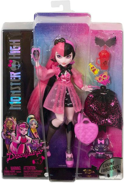 Лялька Monster High Doll, Draculaura HHK51 фото