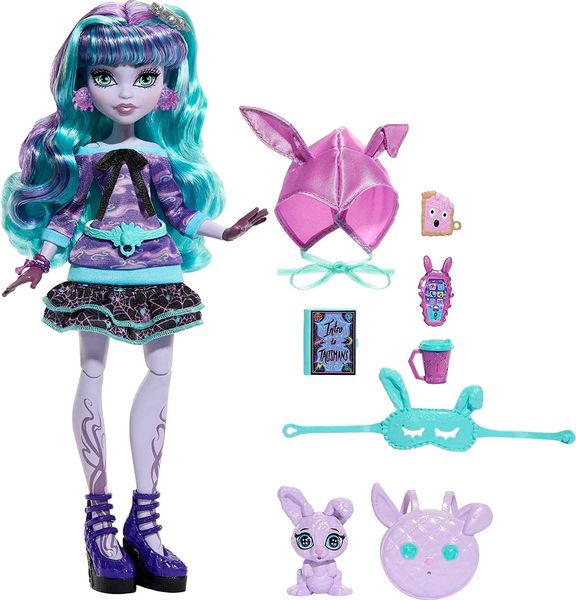 Monster High Doll Twyla Doll, Creepover Party HLP87 фото